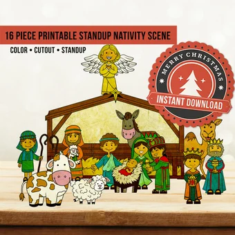 Nativity Scene Printable